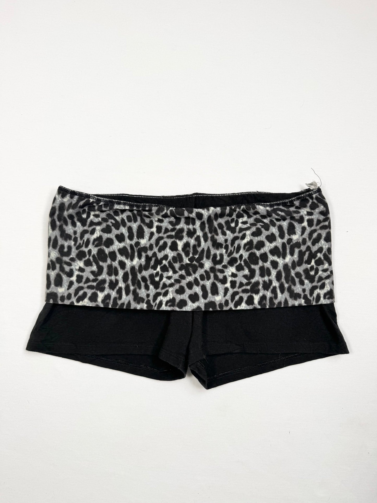 Leopard PINK Fold Over Shorts ♡ M