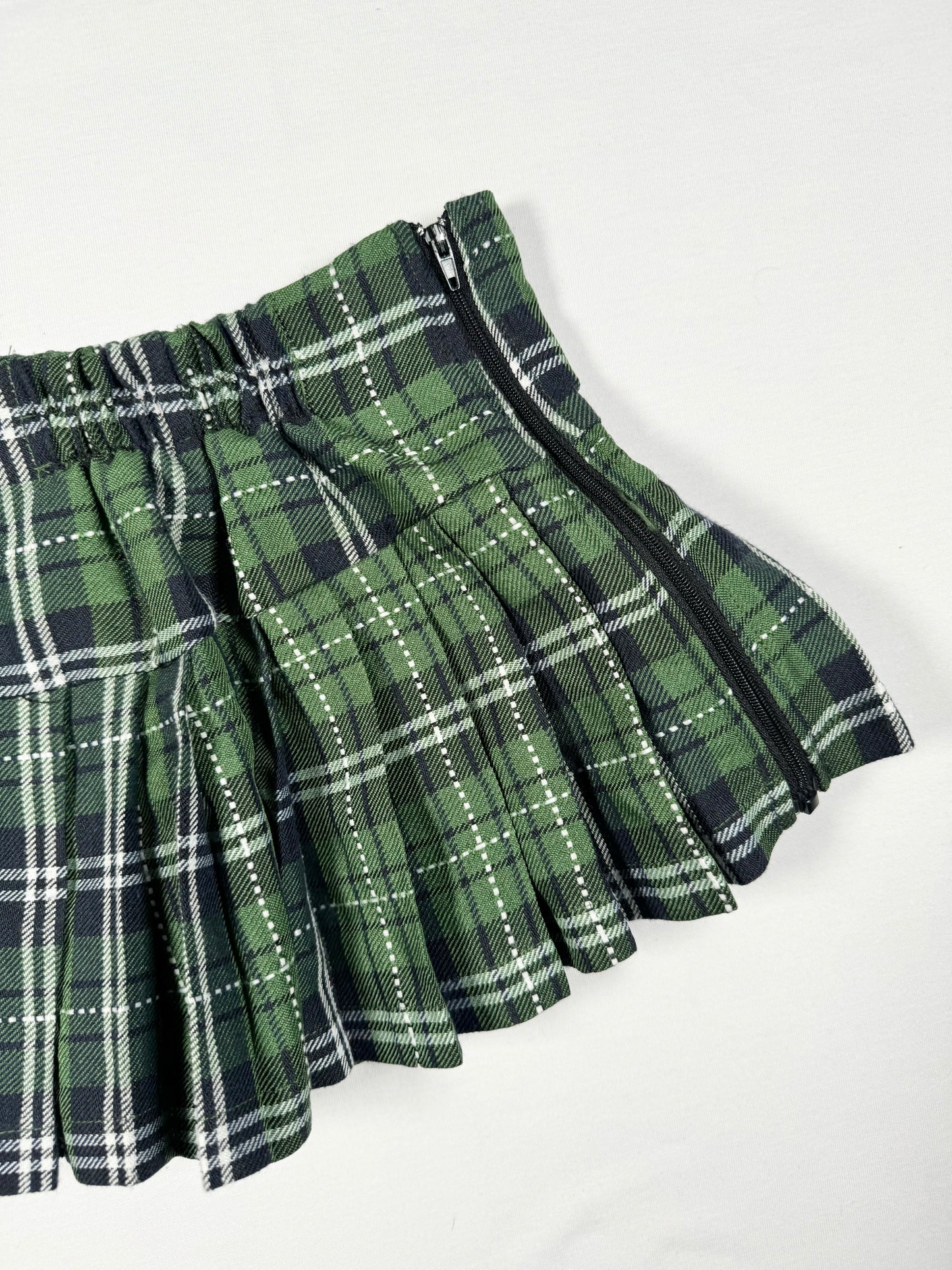 Plaid Microskirt