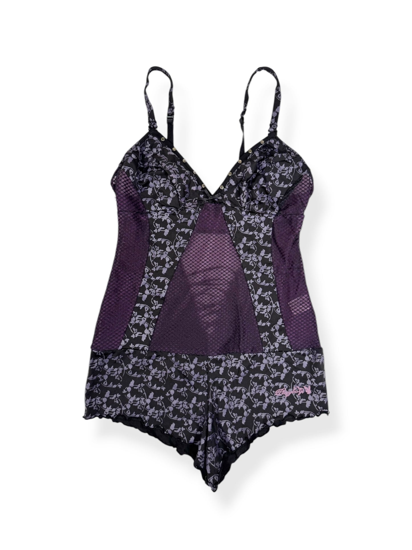 Playboy Purple Romper ♡ XS