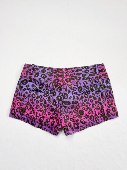 Playboy Purple & Pink Leopard Shorts ♡ S