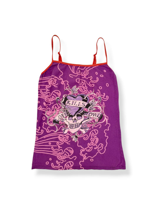 Purple Ed Hardy Cami ♡ L