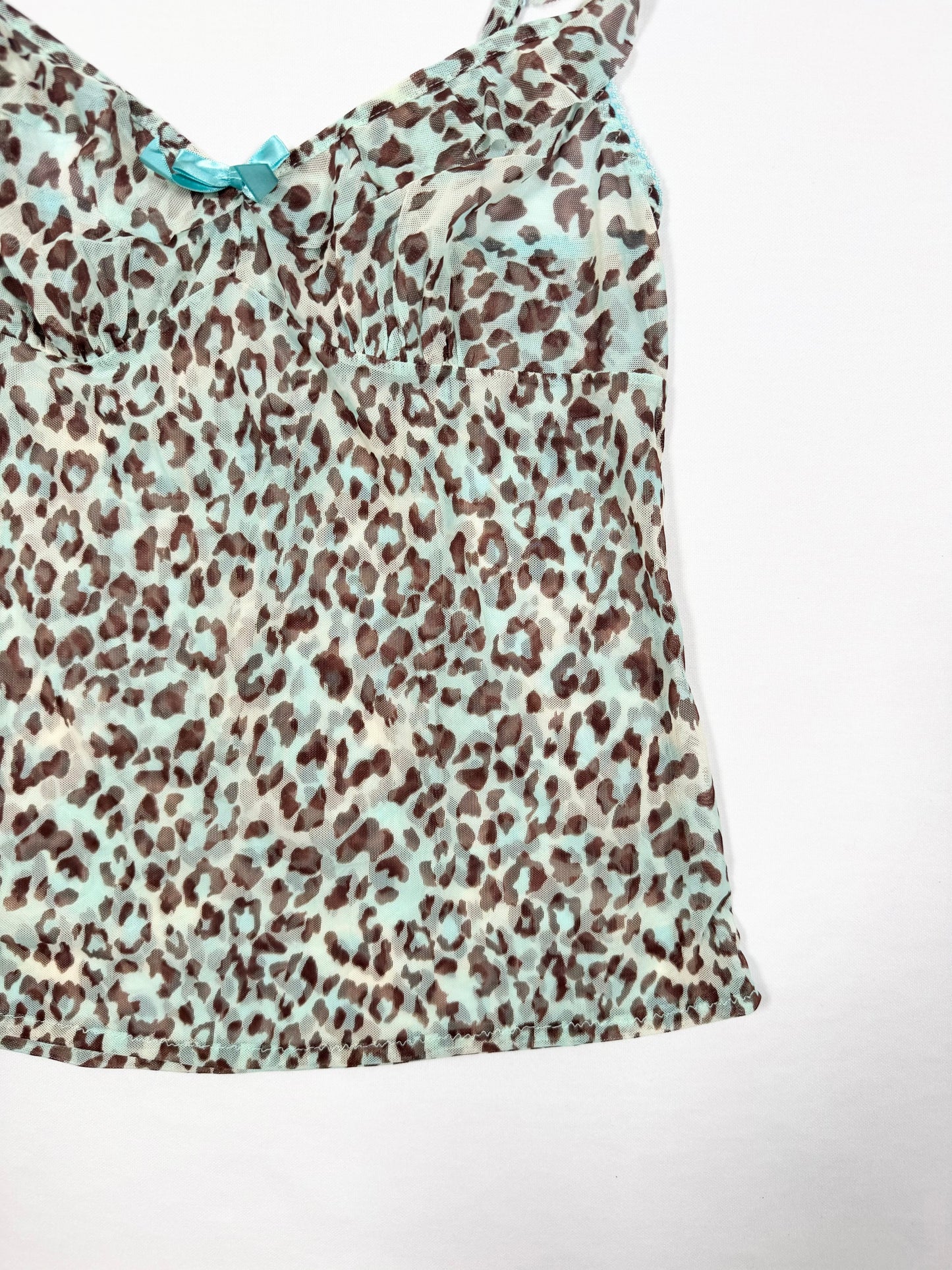 Blue Leopard Cami