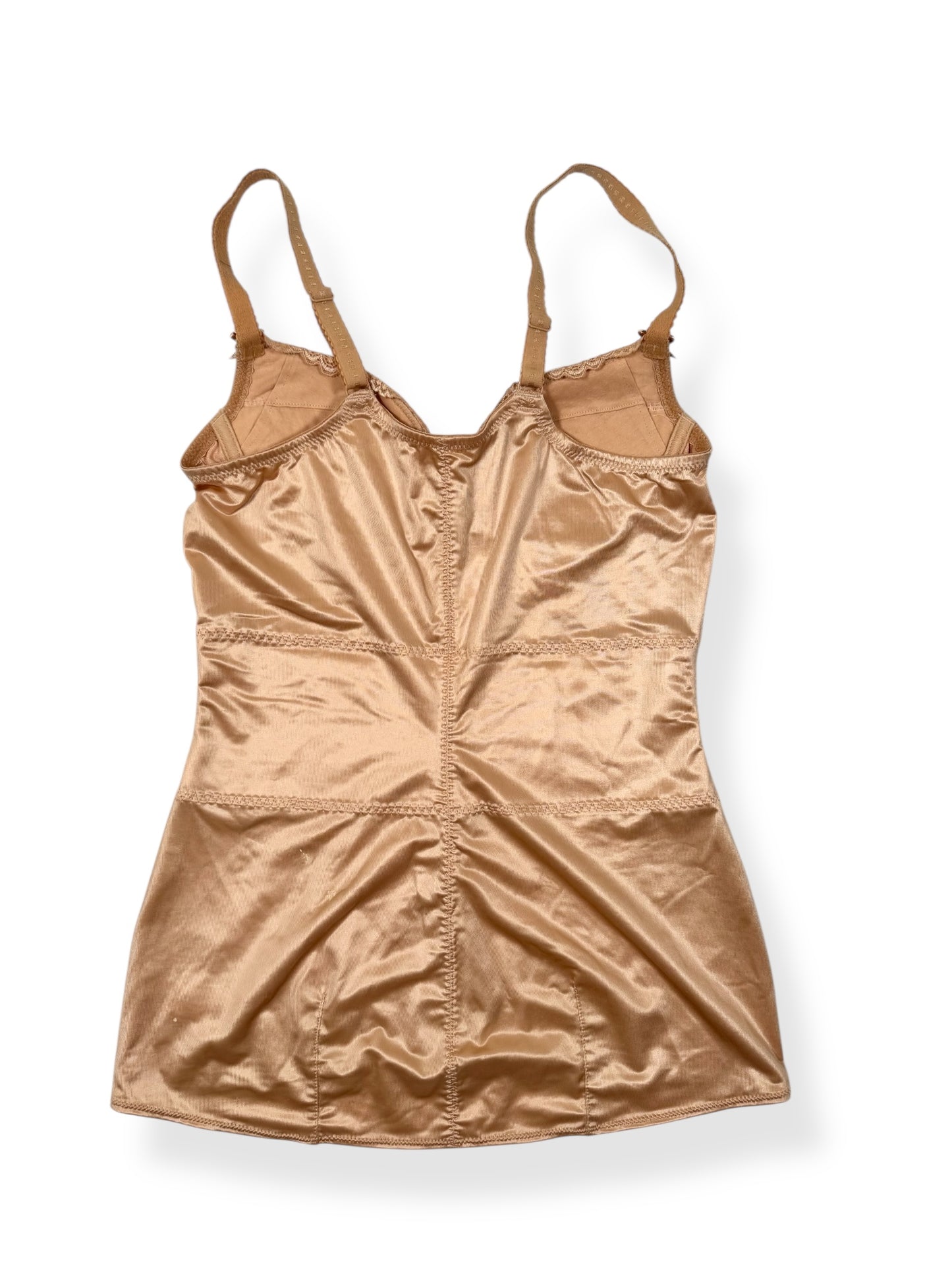 Beige Lace Satin Cami