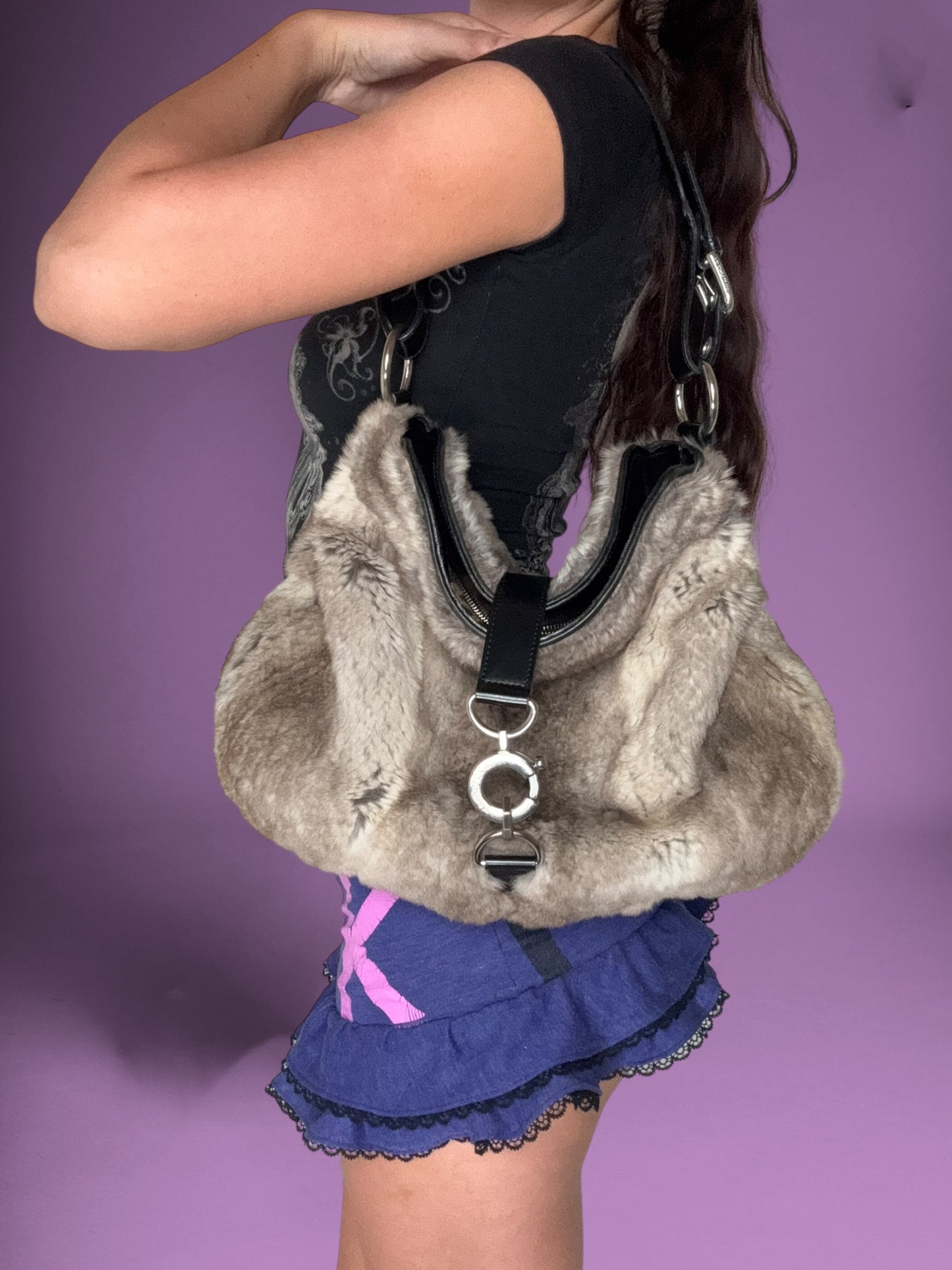 D&G Archive Rabbit Fur Bag ♡