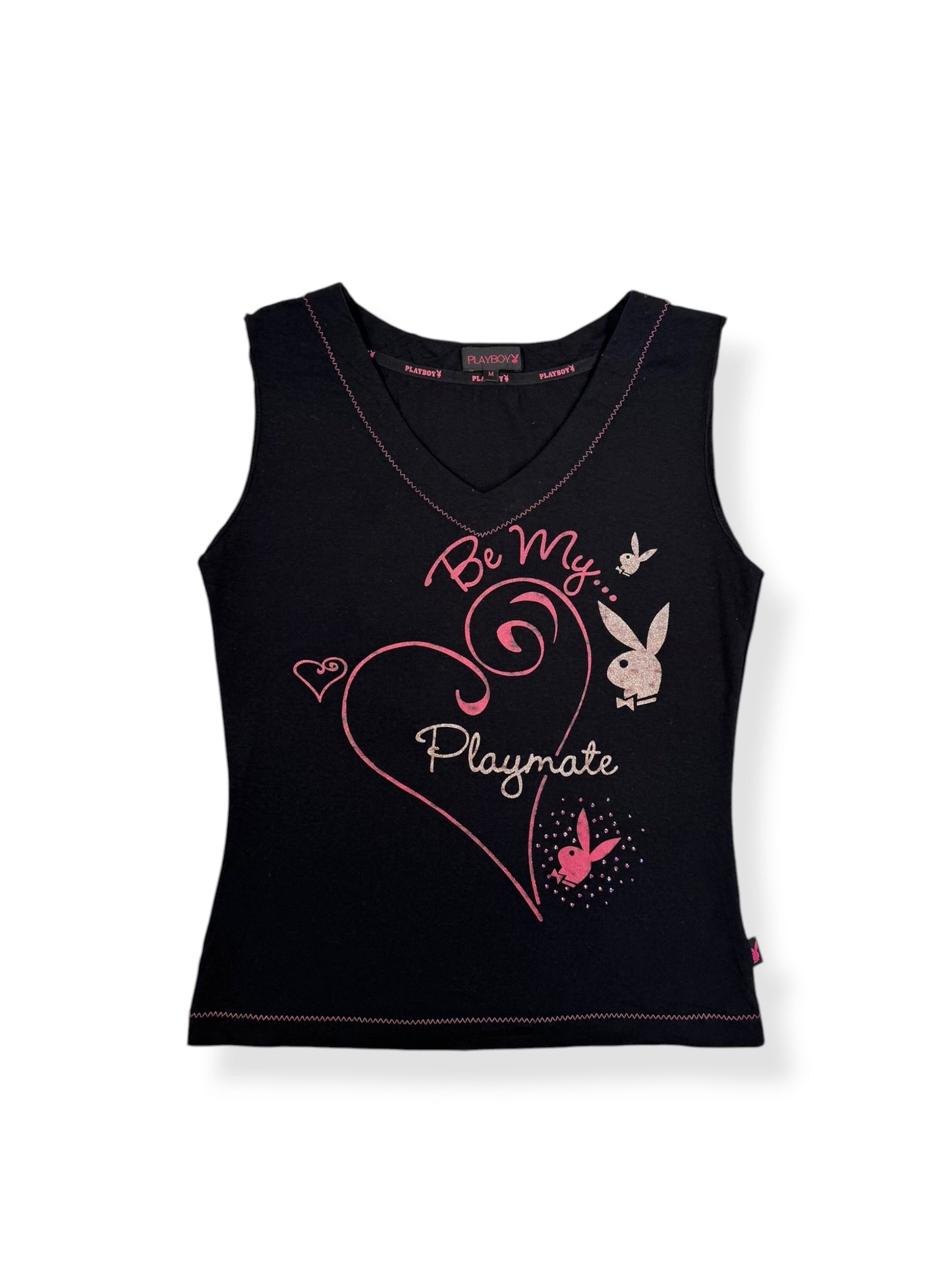 “Be my playmate” Playboy Tank ♡ M