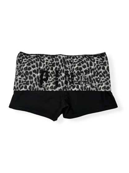 Leopard PINK Fold Over Shorts ♡ M