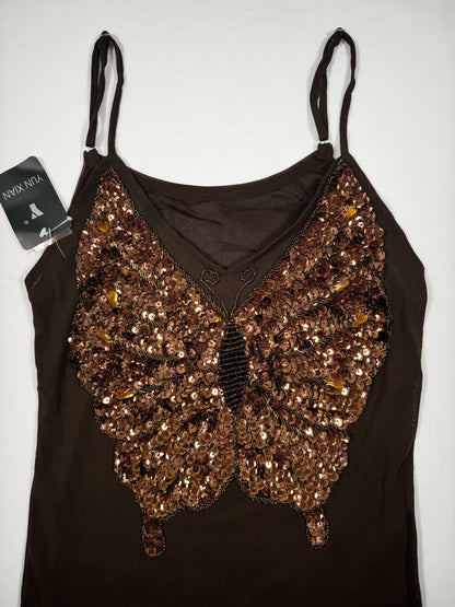 Butterfly Sequin Cami