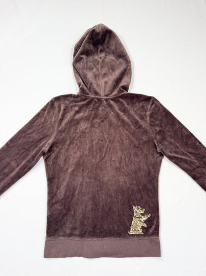 Juicy Couture Brown Velour Scotty Dog Tracksuit ♡ S/M