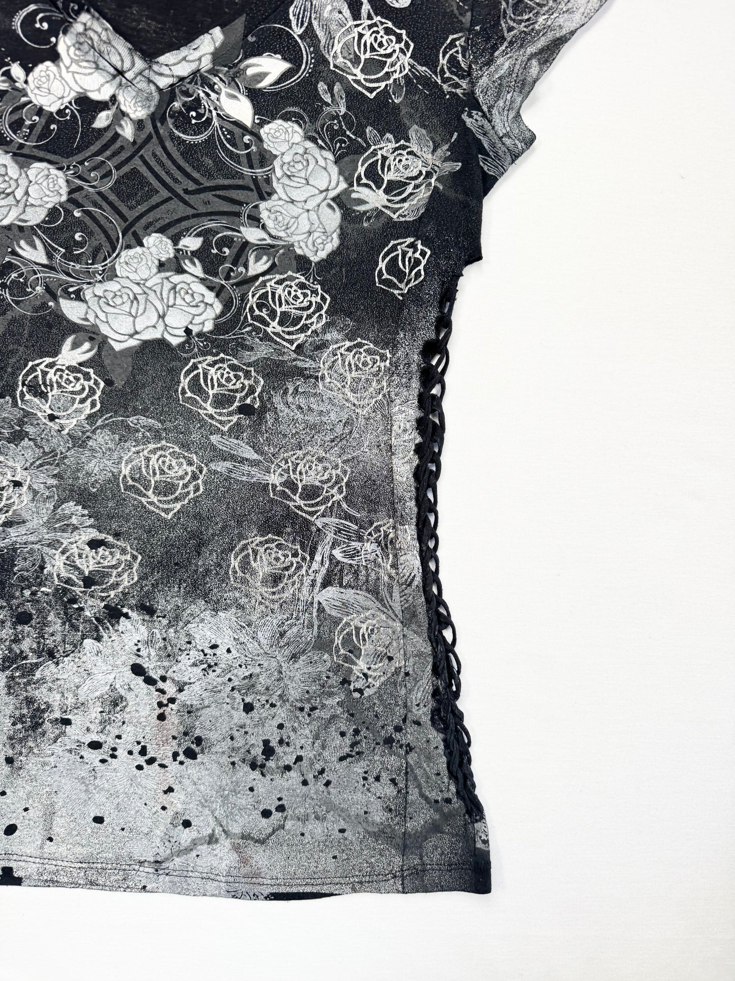 Grunge Lace Sides Tee ♡ S