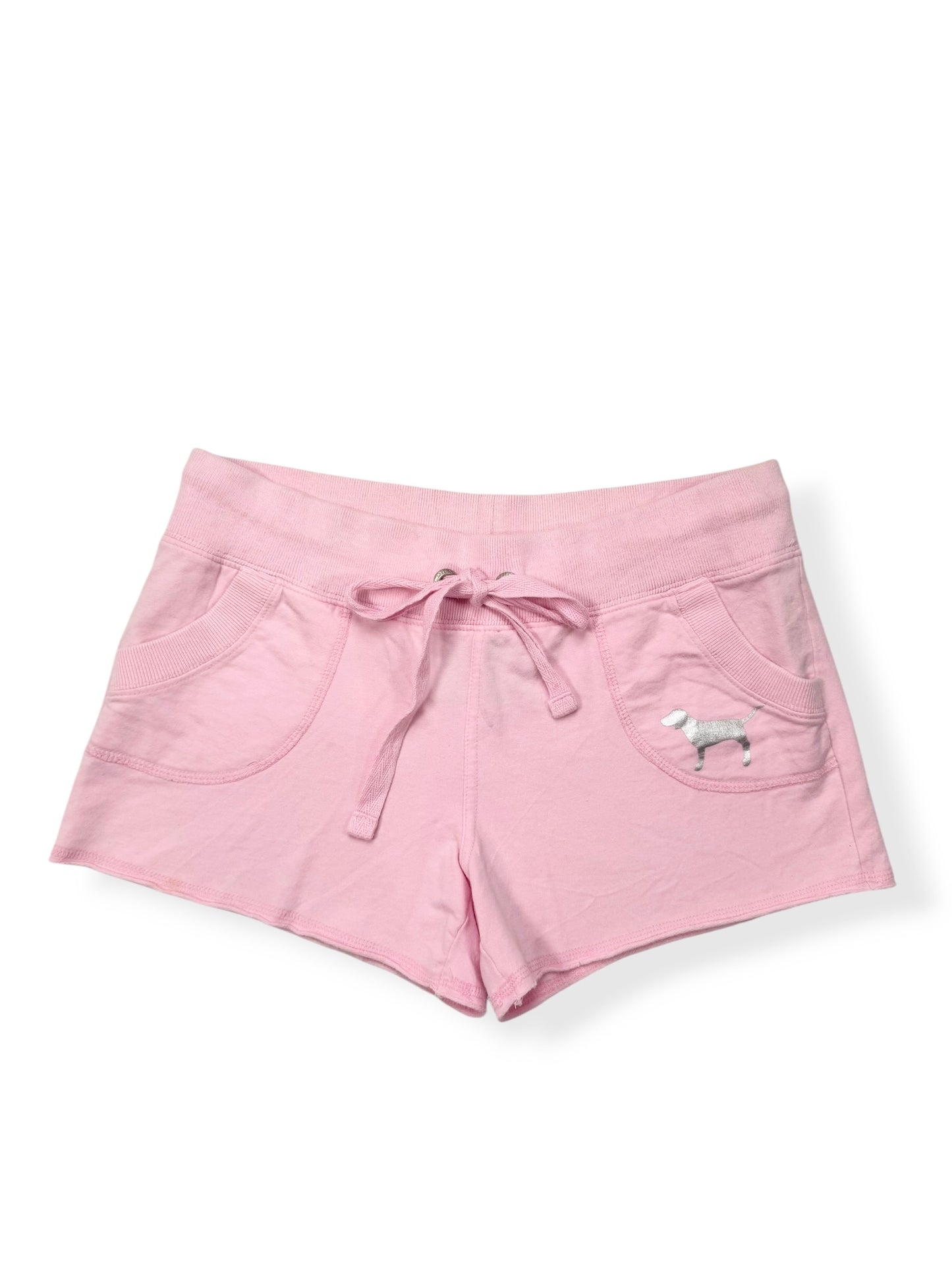 PINK Logo Pink Mini Shorts ♡ S