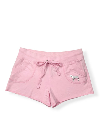 PINK Logo Pink Mini Shorts ♡ S