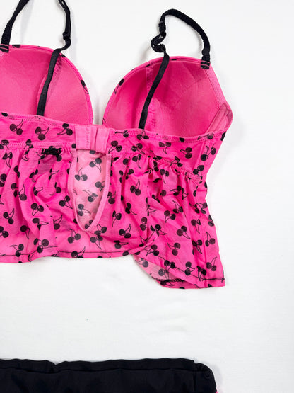La Senza Cherry Cami & Microskirt Set ♡ XS
