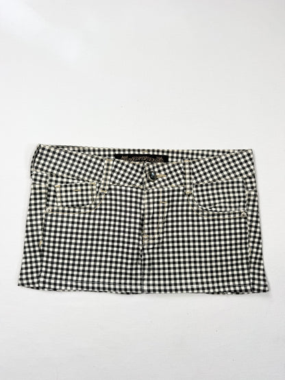 Red Pepper Plaid Mini Skirt ♡ S