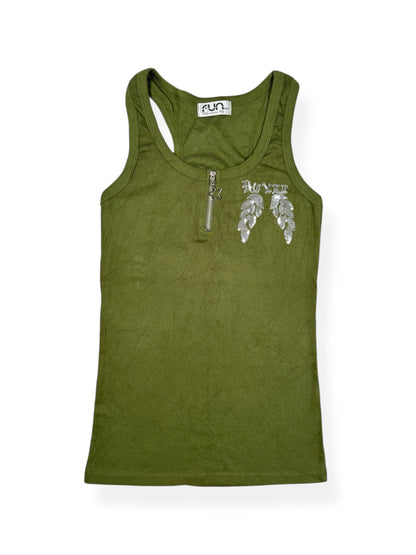 Wing Zip Tank ♡ Size S