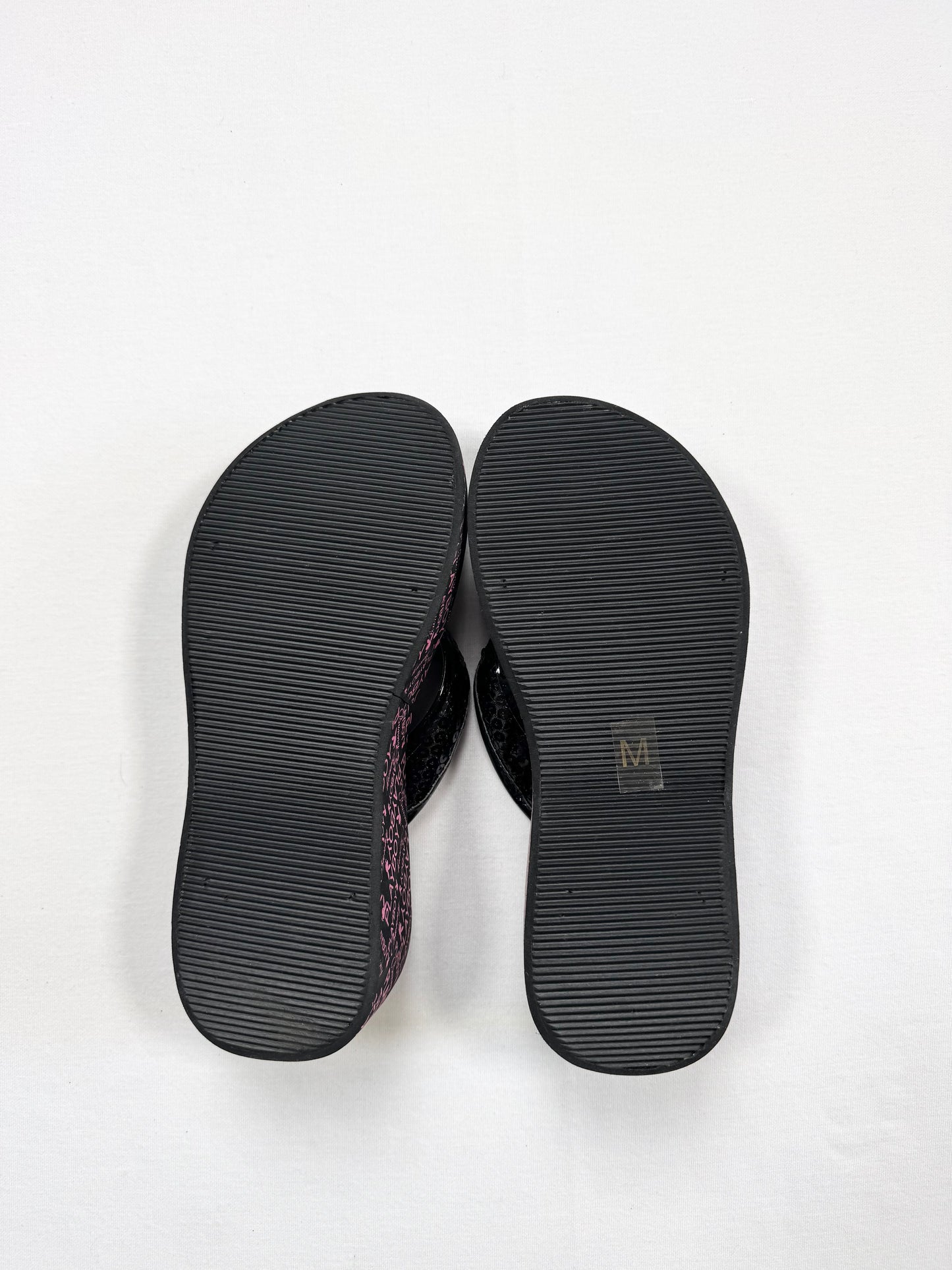 Playboy Pink & Black Platform Sandals ♡ Euro 38