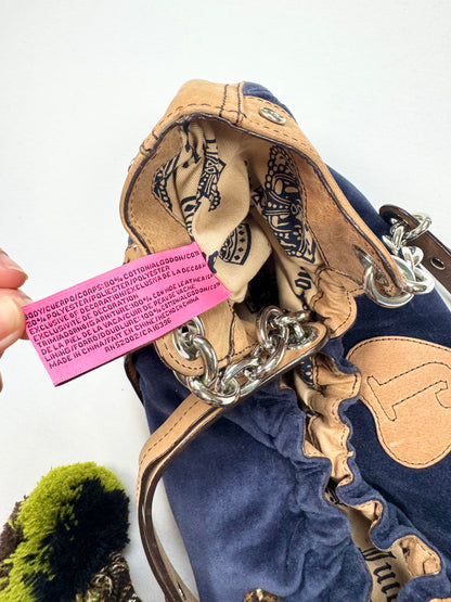 Juicy Couture Plaid Pom Pom Handbag ♡