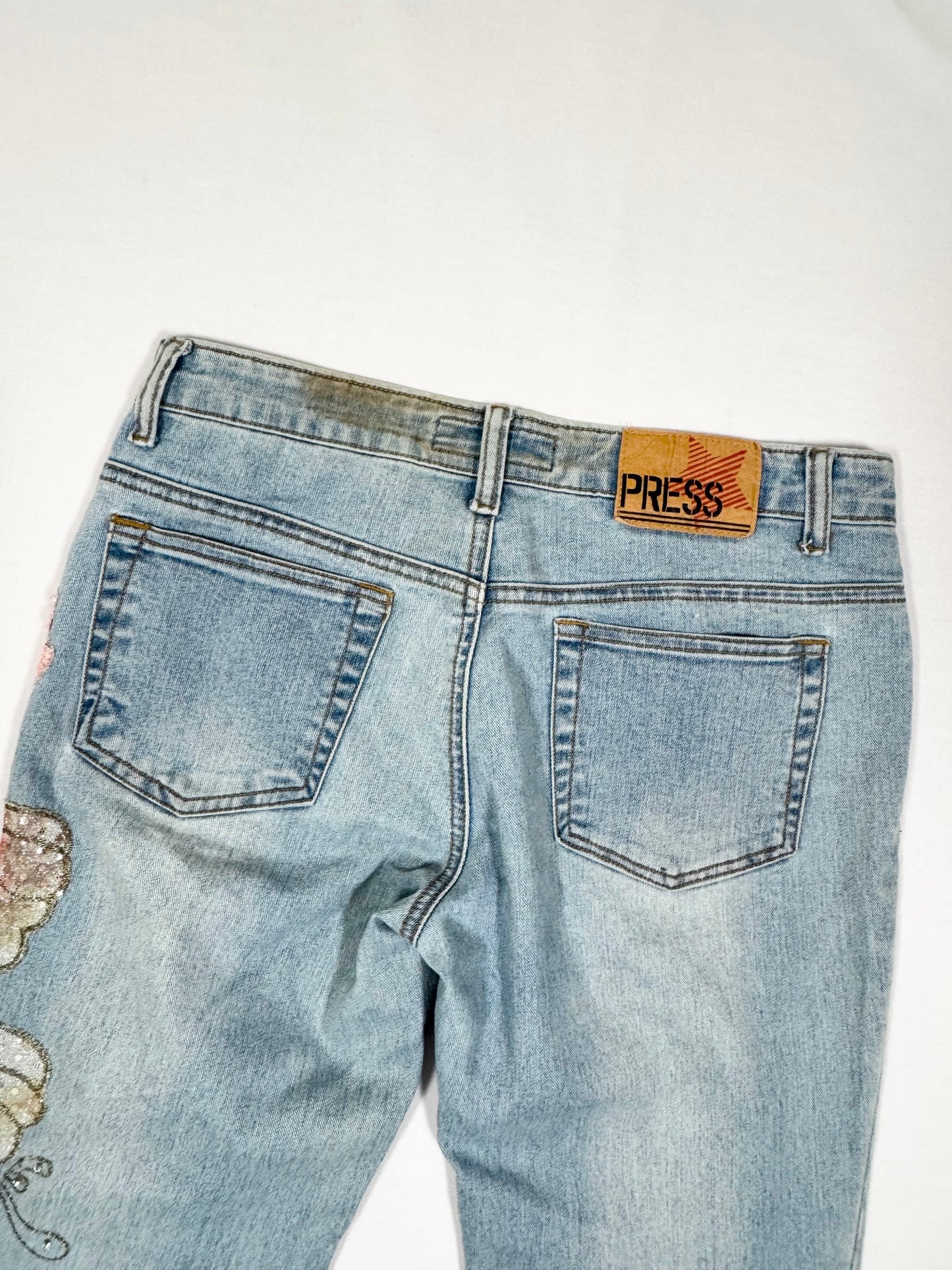 Butterfly Flared Jeans ♡ Size S