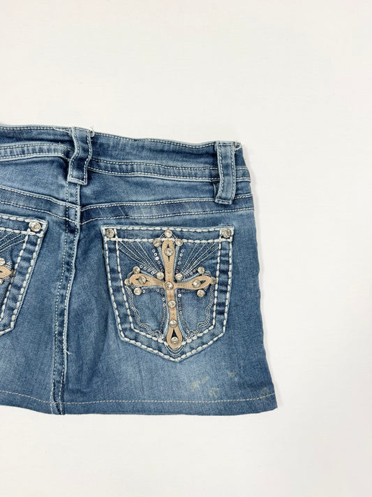 Cross Mini Skirt ☆ XS