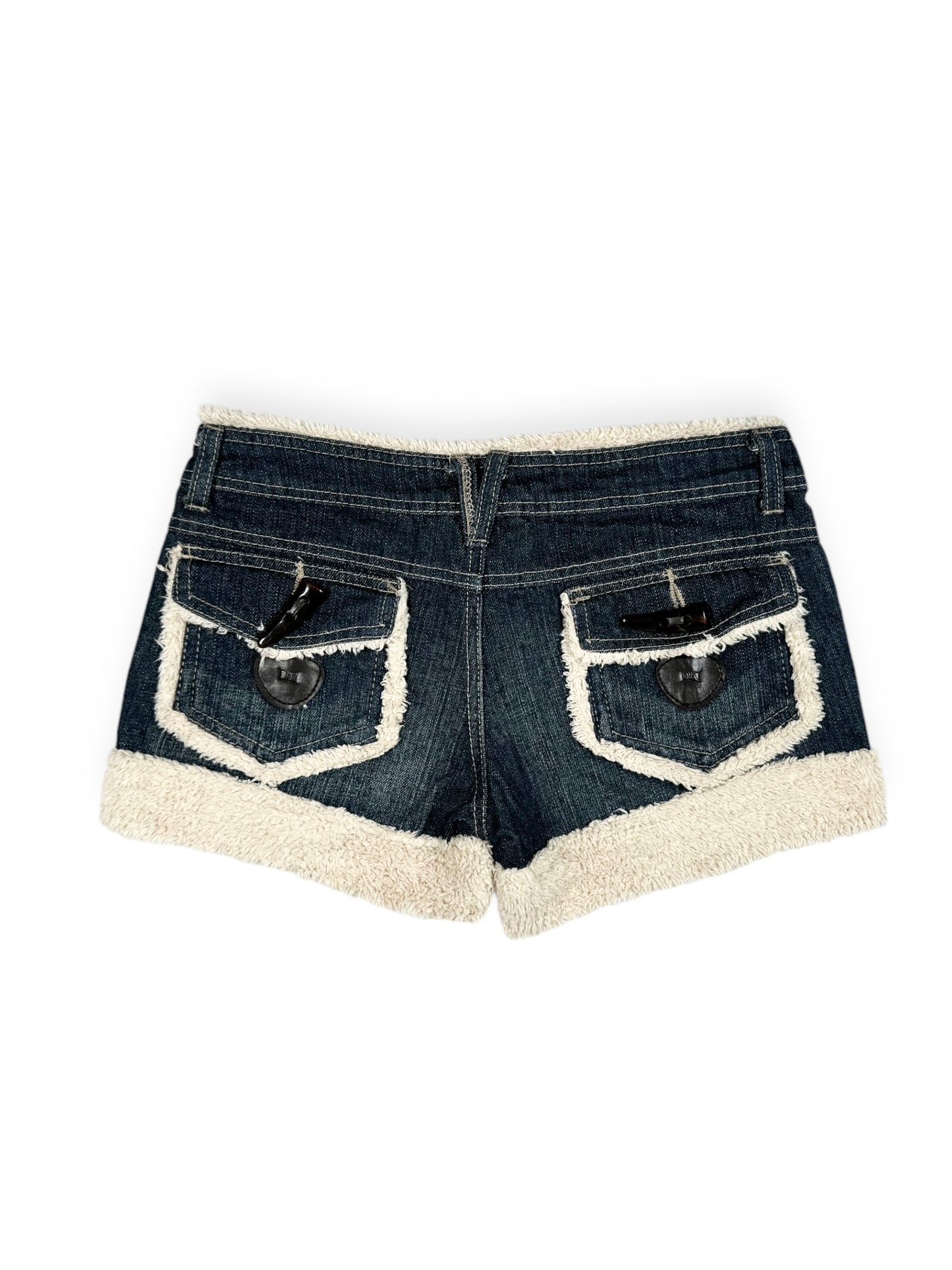 Fur Trim Shorts