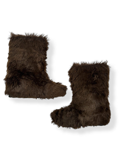 Caminado Brown Fur Boots