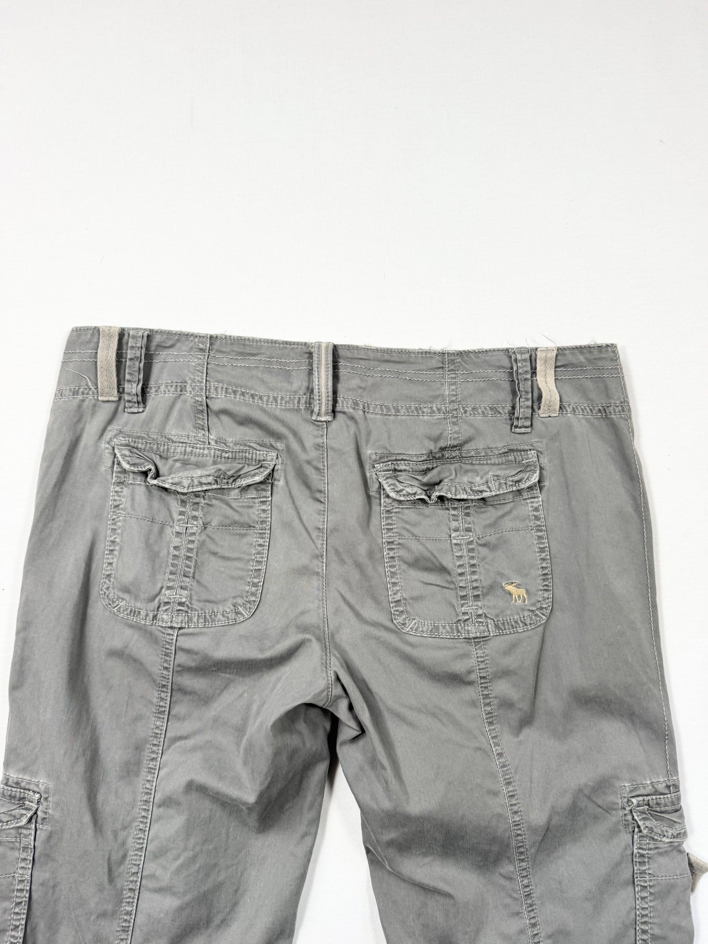Abercrombie & Fitch Grey Cargo Pants ♡ S