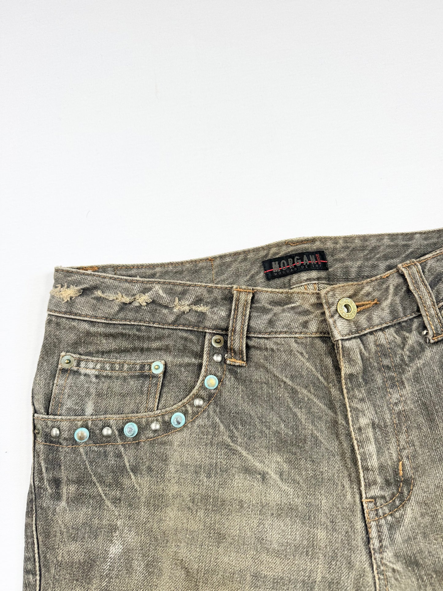 Morgan De Toi Grunge Flared Jeans ♡ M