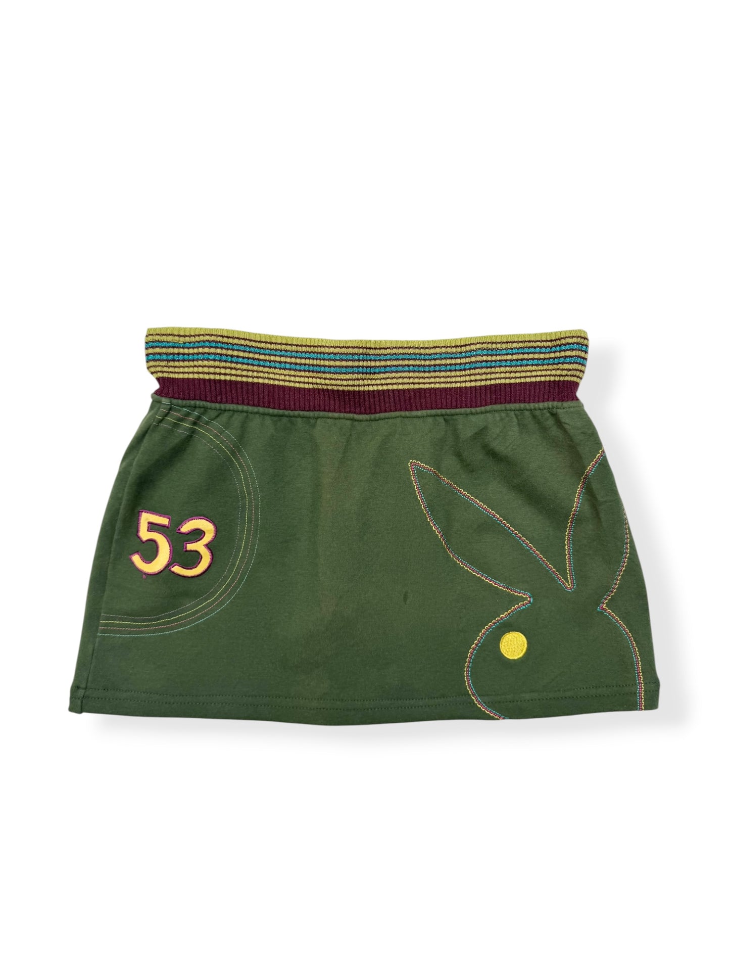 Green Playboy Mini Skirt ♡ S