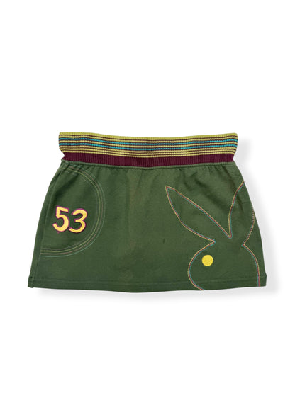 Green Playboy Mini Skirt ♡ S