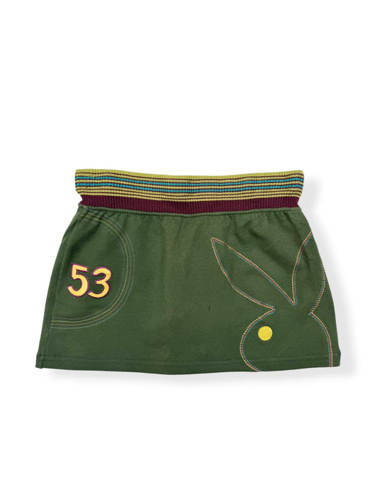 Green Playboy Mini Skirt ♡ S
