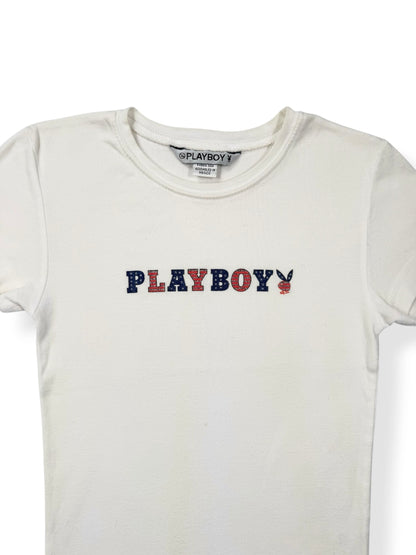 Playboy USA Glitter Logo Tee ♡ S/M