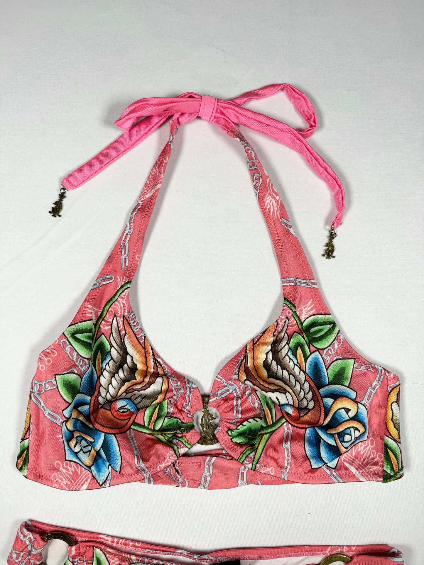 BNWT Pink Christian Audigier Bikini