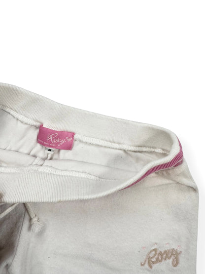 Pink & White Roxy Towelling Shorts ♡ S/M