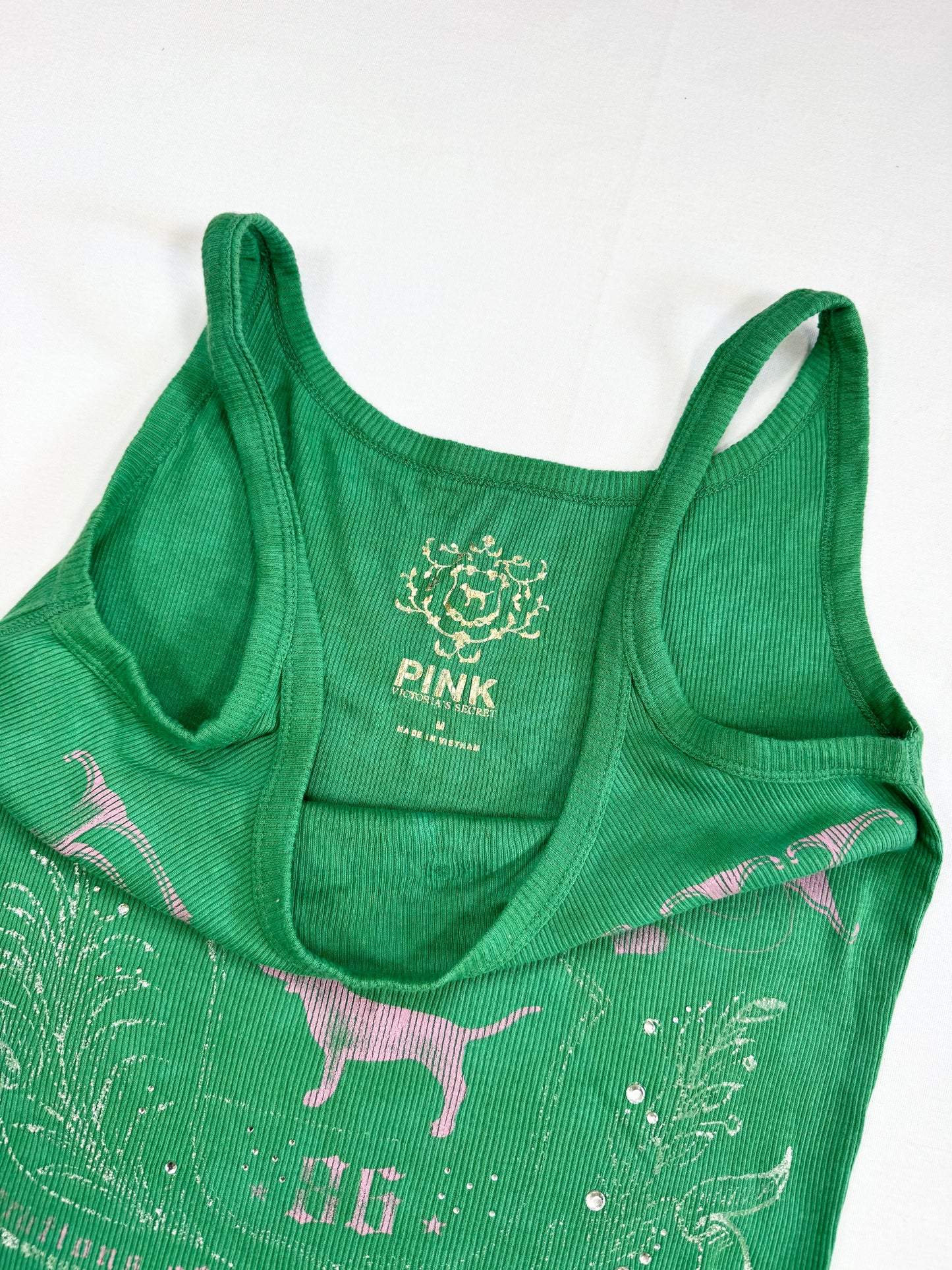 PINK Green & Pink Cami ♡ M
