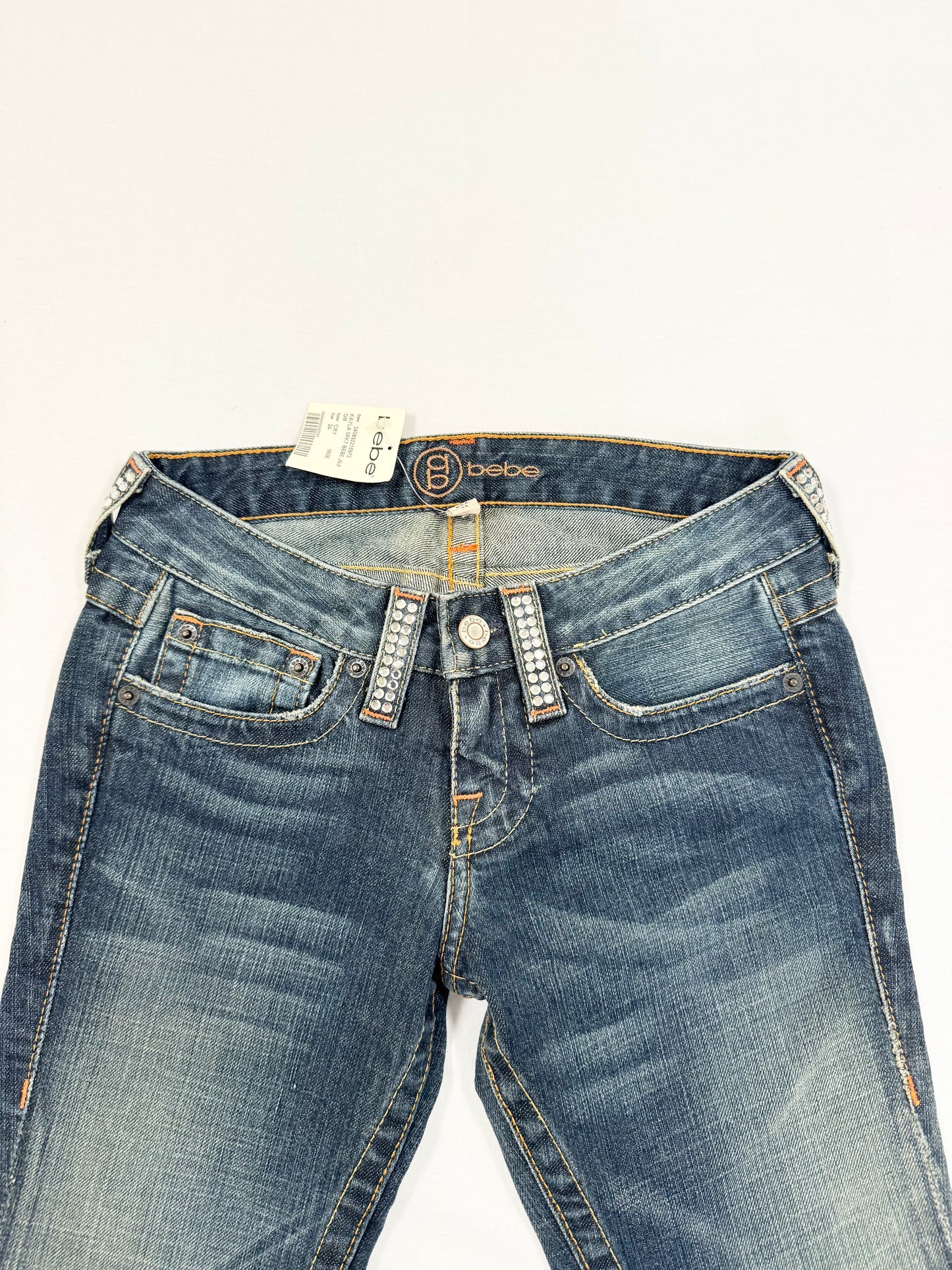Bebe Diamante Flared Jeans ♡ 24”