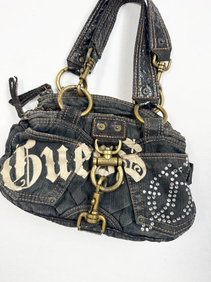 Guess Denim Mini Shoulder Bag ♡