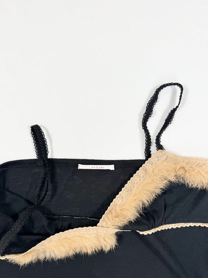 Fur Trim Cami ☆ S