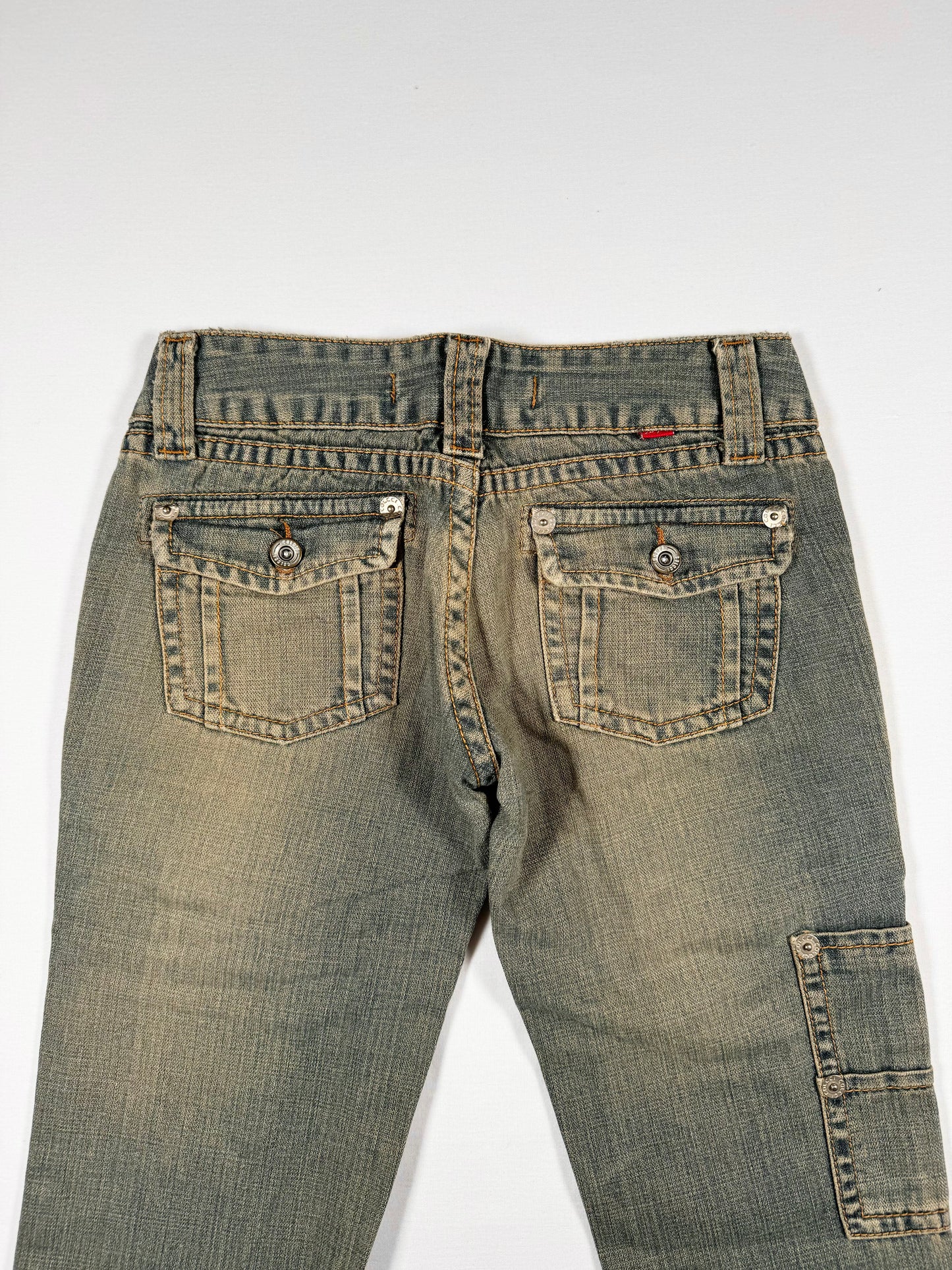 Cargo Flared Jeans