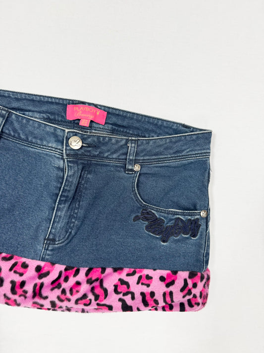 Playboy Leopard Trim Skirt ♡ S