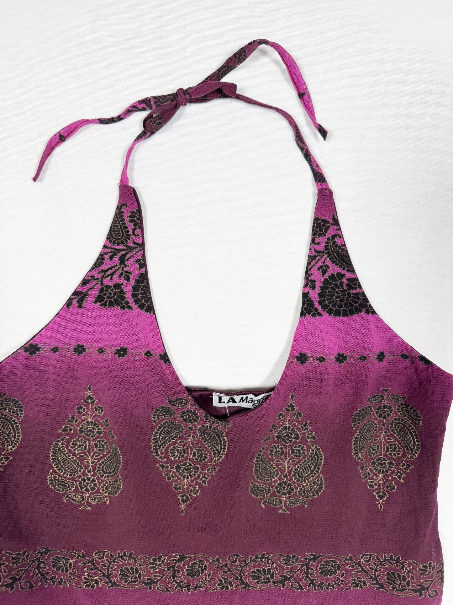 Purple Micromesh Halter ♡ Size M