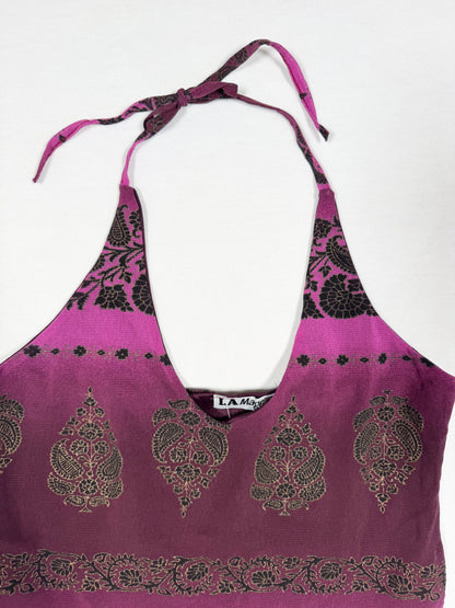 Purple Micromesh Halter ♡ Size M