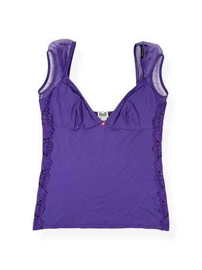 D&G Purple Babydoll Top ♡ Size L