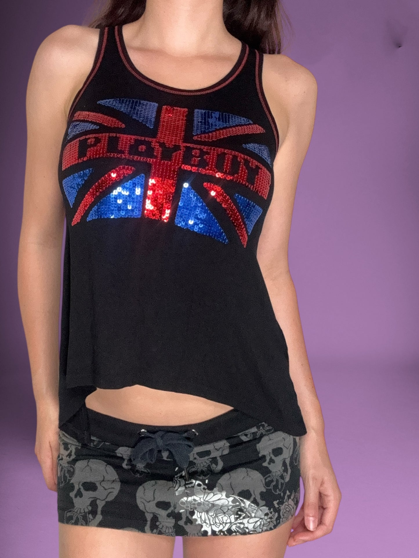 Playboy Union Jack Tank ♡ Size S
