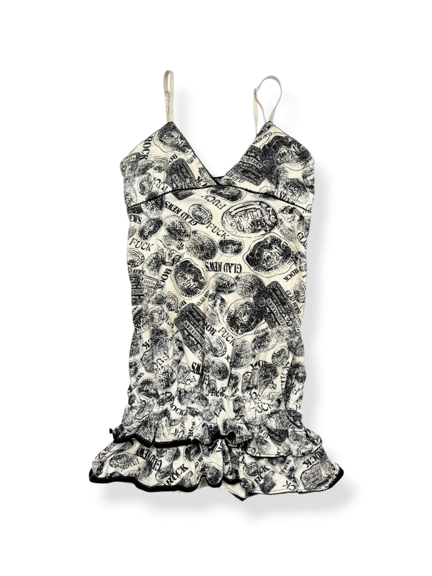 Stamp Print Dress ♡ S