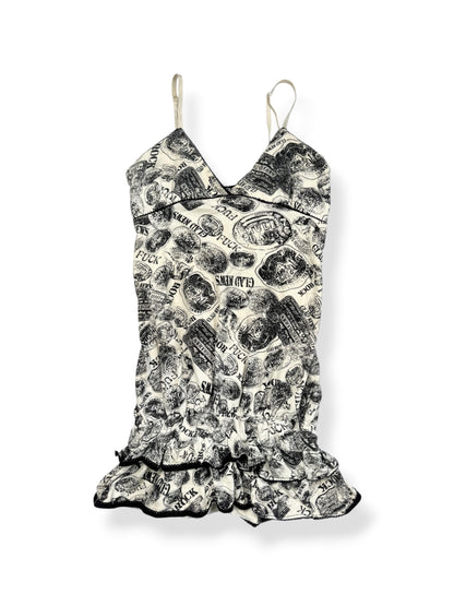 Stamp Print Dress ♡ S