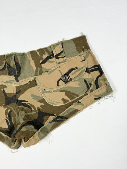 Camo Print Micro Shorts