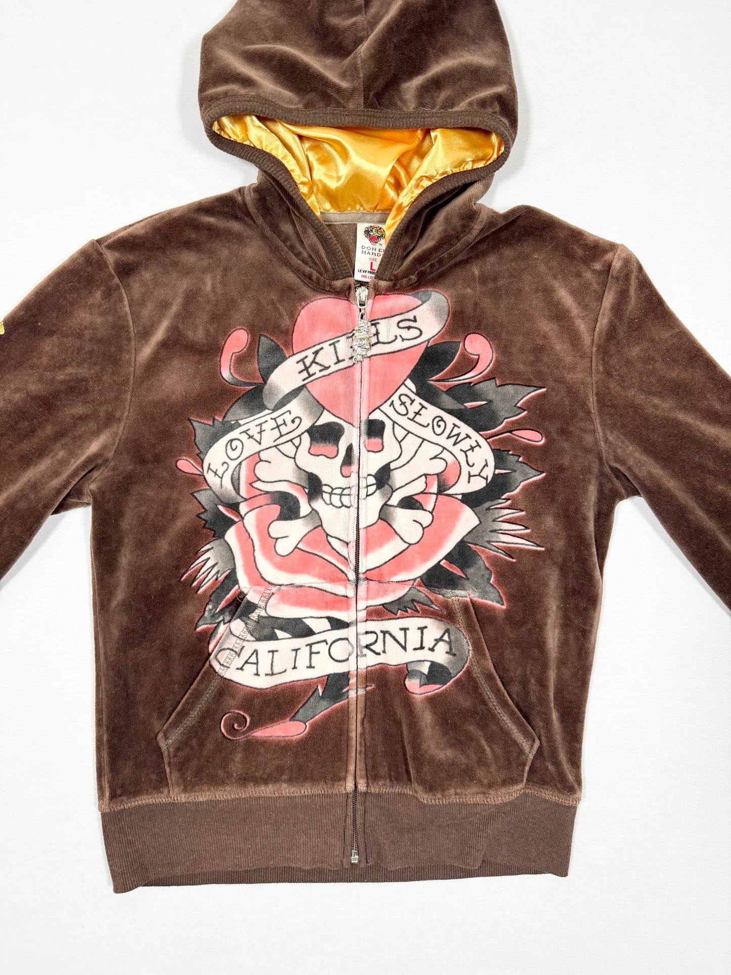 Brown Ed Hardy Tracksuit
