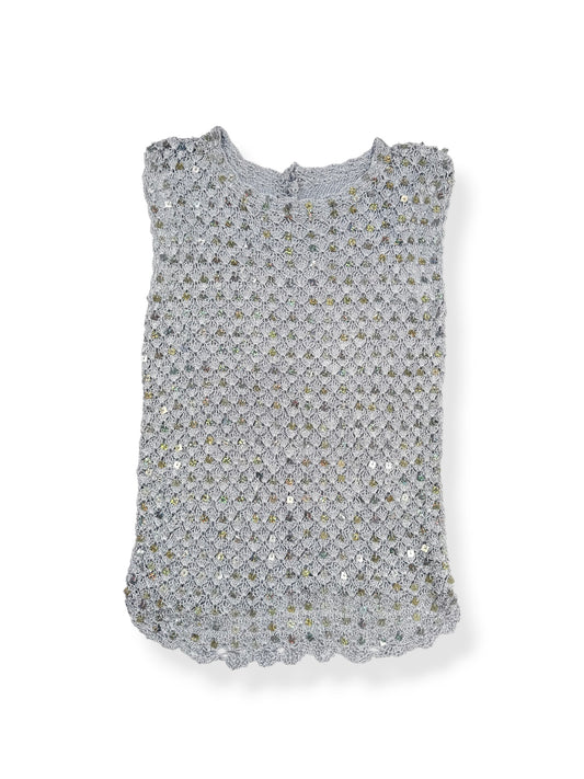 Crochet Sequin Tank ♡ M
