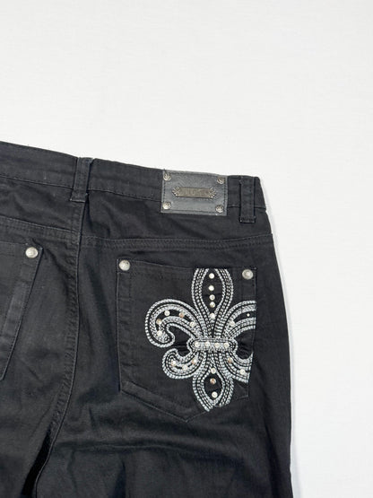 LUXE Cross Flared Jeans ♡ Size M