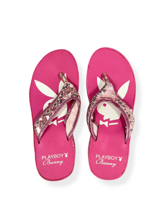 Playboy Pink Platform Sandals ♡ 6.5