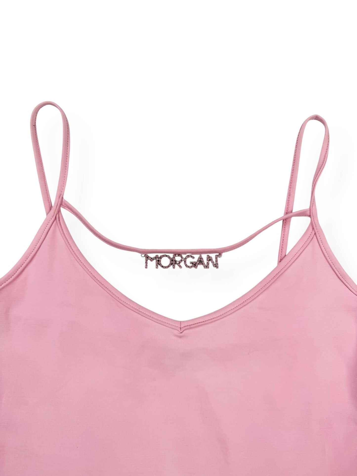 Morgan De Toi Pink Logo Charm Cami ♡ S